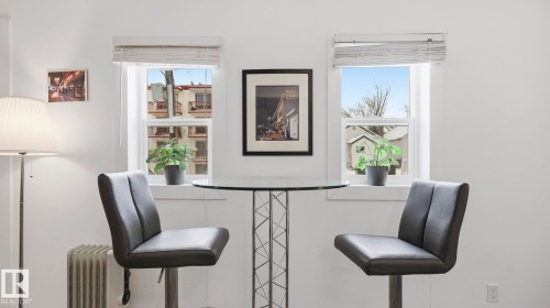 Dining space featuring healthy amount of natural light - 9831 83 Avenue, Edmonton, AB - Indoor