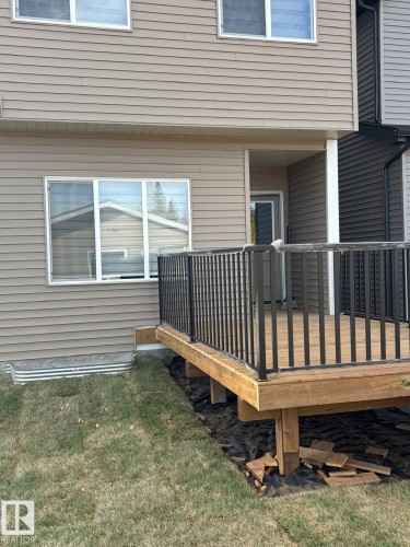 Deck featuring a lawn - 343 Edgemont Drive, Edmonton, AB - Outdoor With Deck Patio Veranda With Exterior