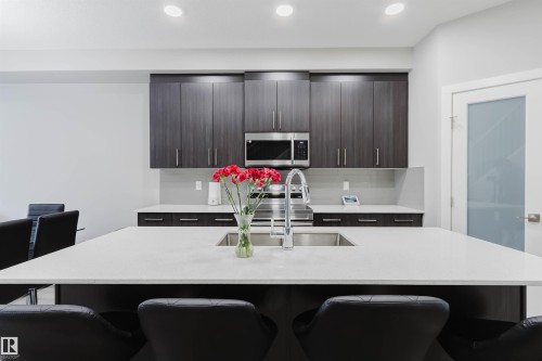 343 Edgemont Drive, Edmonton, AB - Indoor Photo Showing Kitchen With Upgraded Kitchen