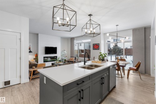 146 Joyal Way, St. Albert, AB - Indoor Photo Showing Kitchen With Double Sink