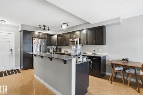 301 9603 98 Avenue, Edmonton, AB - Indoor Photo Showing Kitchen With Upgraded Kitchen