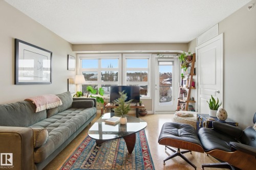 301 9603 98 Avenue, Edmonton, AB - Indoor Photo Showing Living Room