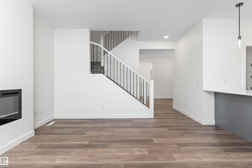 20720 43 Avenue, Edmonton, AB - Indoor Photo Showing Other Room With Fireplace