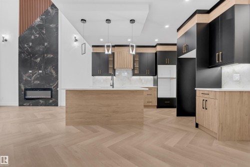 3513 42 Avenue, Beaumont, AB - Indoor Photo Showing Kitchen