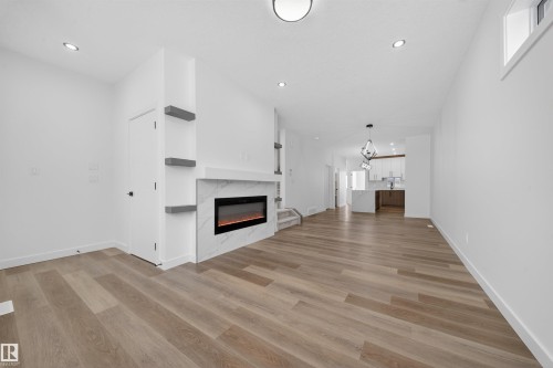 5213 104A Street, Edmonton, AB - Indoor With Fireplace