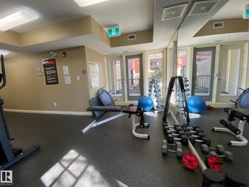304 9803 96A Street, Edmonton, AB - Indoor Photo Showing Gym Room