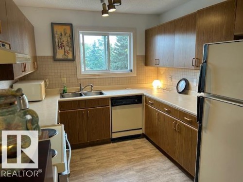 215 18004 95 Avenue, Edmonton, AB - Indoor Photo Showing Kitchen With Double Sink