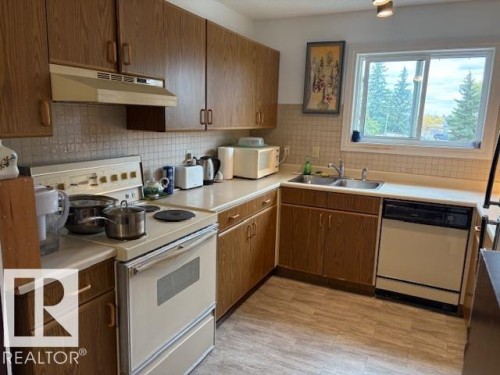215 18004 95 Avenue, Edmonton, AB - Indoor Photo Showing Kitchen With Double Sink