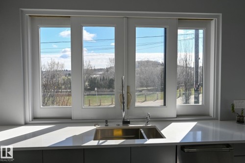 9509 99B Street, Edmonton, AB - Indoor Photo Showing Kitchen With Double Sink