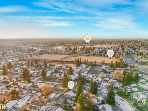 View of property location featuring nearby suburban area - 13335 106 Street, Edmonton, AB - Outdoor With View