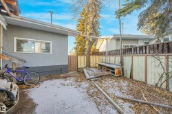 View of fenced backyard - 
