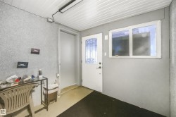 Entryway featuring concrete floors - 