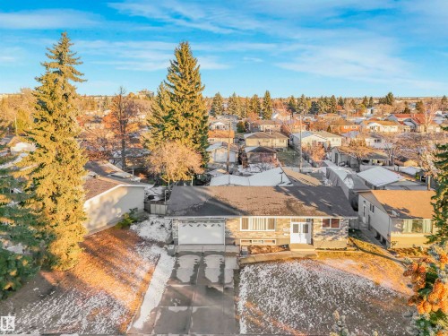 Aerial view of residential area - 13335 106 Street, Edmonton, AB - Outdoor With View