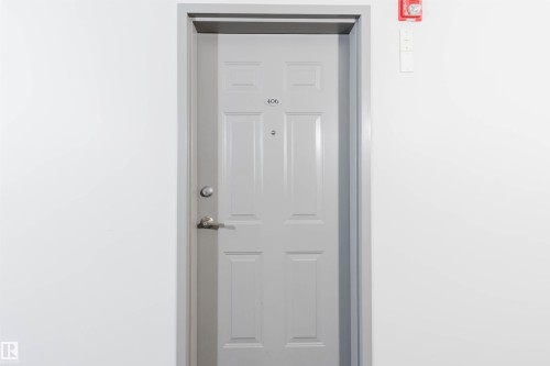 View of exterior entry - 406 9120 156 Street, Edmonton, AB - Indoor Photo Showing Other Room