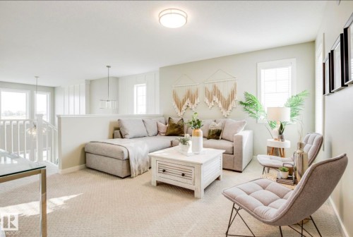 2356 Muckleplum Way, Edmonton, AB - Indoor Photo Showing Living Room