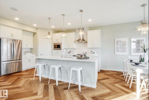 2356 Muckleplum Way, Edmonton, AB - Indoor Photo Showing Kitchen With Upgraded Kitchen