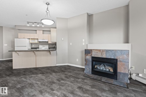 303 10118 95 Street, Edmonton, AB - Indoor With Fireplace