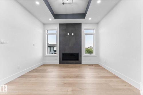 325 Meadowview Drive, Fort Saskatchewan, AB - Indoor With Fireplace