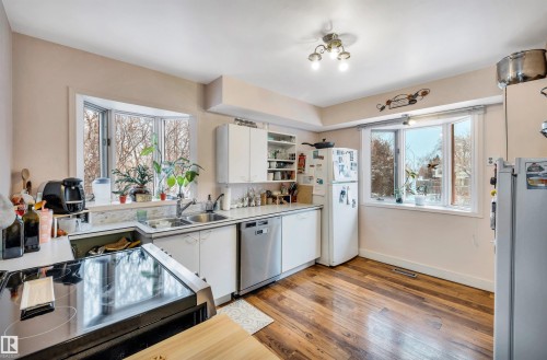 12237 47 Street, Edmonton, AB - Indoor Photo Showing Kitchen With Double Sink