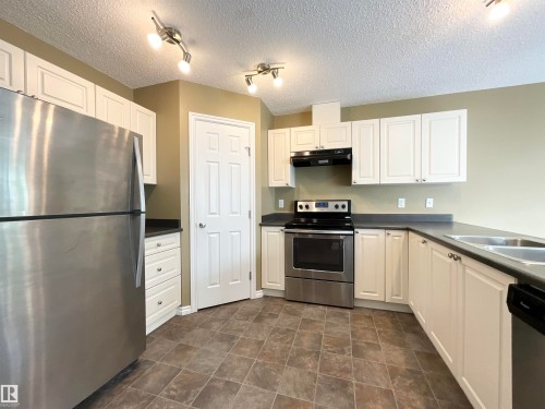 33 9350 211 Street, Edmonton, AB - Indoor Photo Showing Kitchen With Double Sink