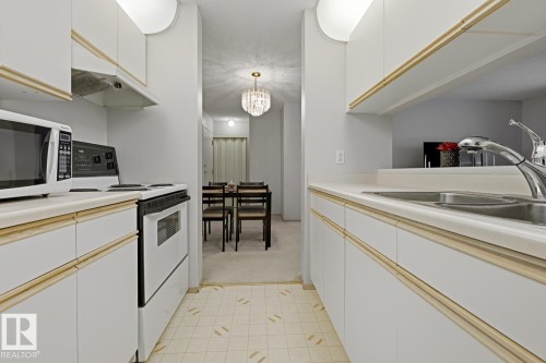 316 9620 174 Street, Edmonton, AB - Indoor Photo Showing Kitchen With Double Sink