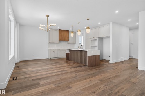 281 Paterson Link Link, Edmonton, AB - Indoor Photo Showing Kitchen With Upgraded Kitchen