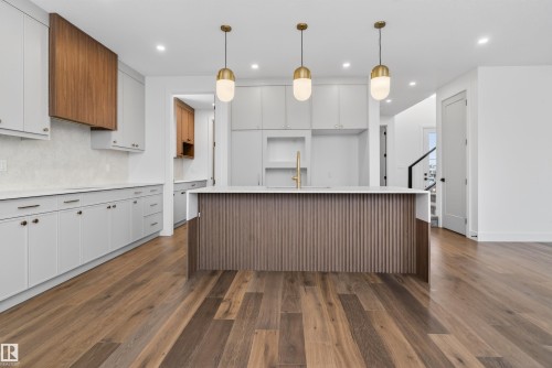 281 Paterson Link Link, Edmonton, AB - Indoor Photo Showing Kitchen With Upgraded Kitchen
