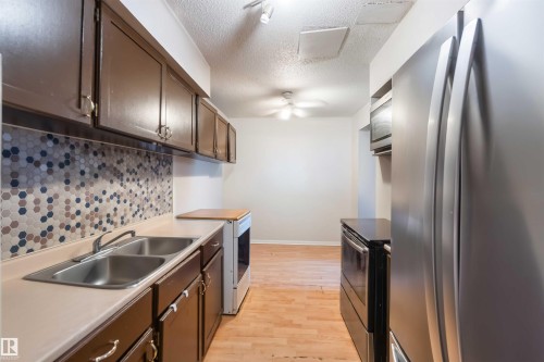 14205 82 Street, Edmonton, AB - Indoor Photo Showing Kitchen With Double Sink With Upgraded Kitchen