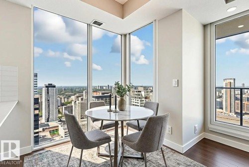 3301 10180 103 Street, Edmonton, AB - Indoor Photo Showing Dining Room