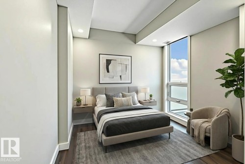 3301 10180 103 Street, Edmonton, AB - Indoor Photo Showing Bedroom
