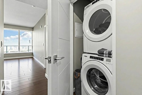 3301 10180 103 Street, Edmonton, AB - Indoor Photo Showing Laundry Room