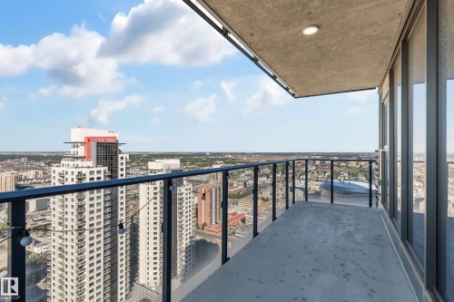 3301 10180 103 Street, Edmonton, AB - Outdoor With Balcony With View With Exterior
