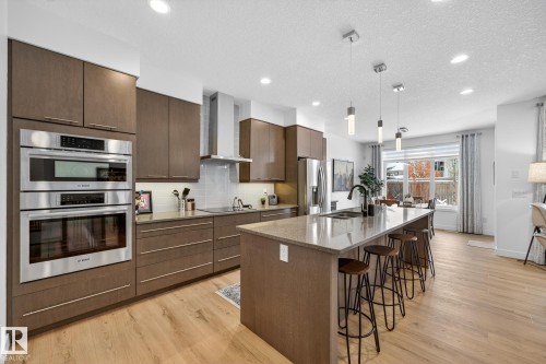 20017 128A Avenue, Edmonton, AB - Indoor Photo Showing Kitchen With Double Sink With Upgraded Kitchen