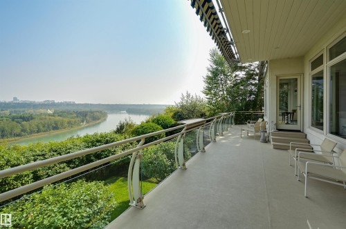 28 Riverside Crescent, Edmonton, AB - Outdoor With Body Of Water With View