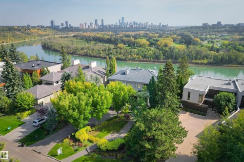 28 Riverside Crescent, Edmonton, AB - Outdoor With Body Of Water With View