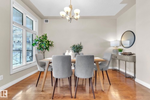 706 9020 Jasper Avenue, Edmonton, AB - Indoor Photo Showing Dining Room