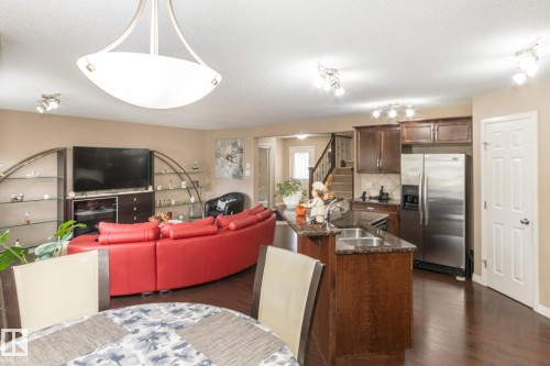 16023 138 Street, Edmonton, AB - Indoor Photo Showing Kitchen With Stainless Steel Kitchen With Double Sink