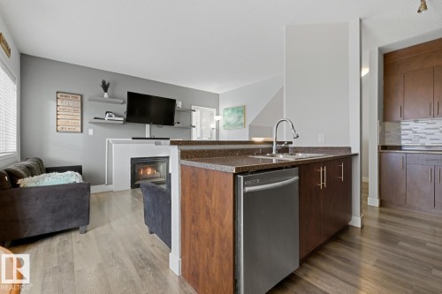 59 843 Youville Drive W, Edmonton, AB - Indoor With Fireplace