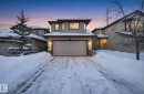 View of front facade with an attached garage - 608 87 St, Edmonton, AB  - Outdoor With Facade 