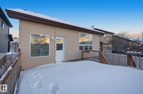 Back of property with a deck - 608 87 St, Edmonton, AB - Outdoor With Exterior