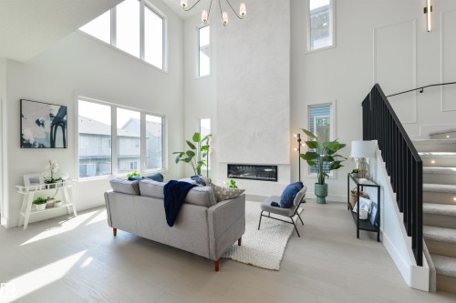 5449 Kootook Road, Edmonton, AB - Indoor With Fireplace