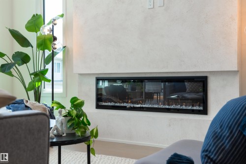 5449 Kootook Road, Edmonton, AB - Indoor With Fireplace