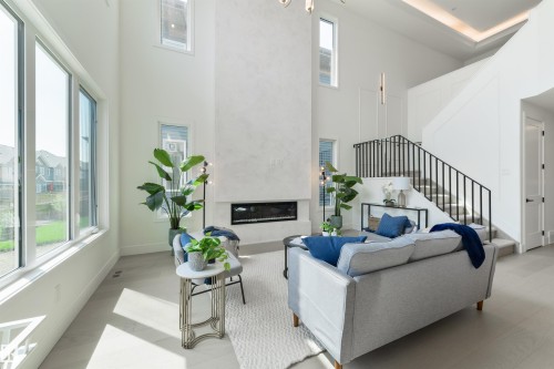 5449 Kootook Road, Edmonton, AB - Indoor With Fireplace