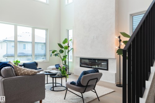 5449 Kootook Road, Edmonton, AB - Indoor With Fireplace