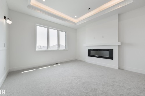 5449 Kootook Road, Edmonton, AB - Indoor With Fireplace