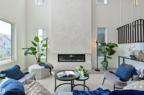 5449 Kootook Road, Edmonton, AB - Indoor With Fireplace