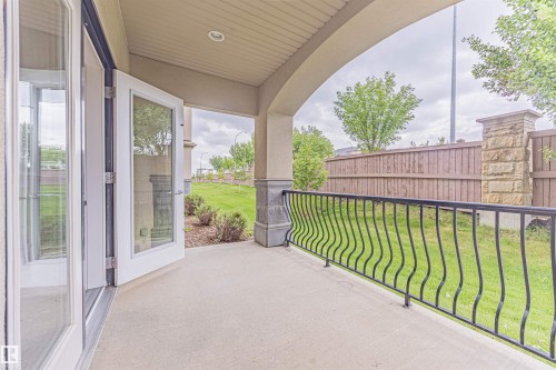 110 1406 Hodgson Way, Edmonton, AB - Outdoor With Deck Patio Veranda With Exterior