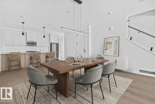9113 150 Street, Edmonton, AB - Indoor Photo Showing Dining Room