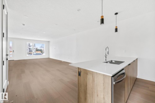 9113 150 Street, Edmonton, AB - Indoor Photo Showing Kitchen With Double Sink