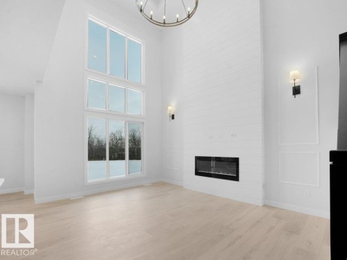 3290 Chernowski Way Sw, Edmonton, AB - Indoor With Fireplace